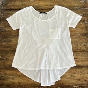 Anthropologie Amado White Tee